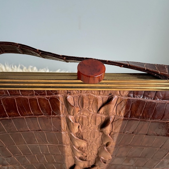 Alligator, crocodile purse,evening bag formal wear - Picture 6 of 9